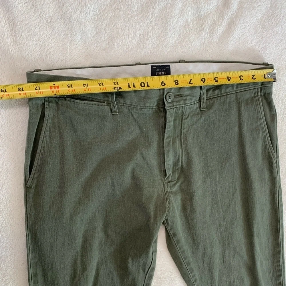J. Crew Men’s Chino Stretch Long Pants Size L32 x 34W